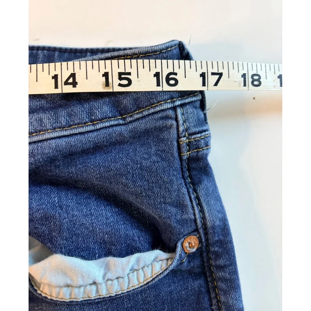 American Eagle Airflex+ Slim Fit Jeans Mens 34x34 Blue Medium Wash Stretch Denim